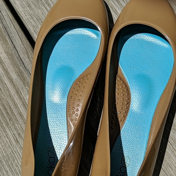 Oka-B Taupe Ballet Flats - Picture 6 of 6